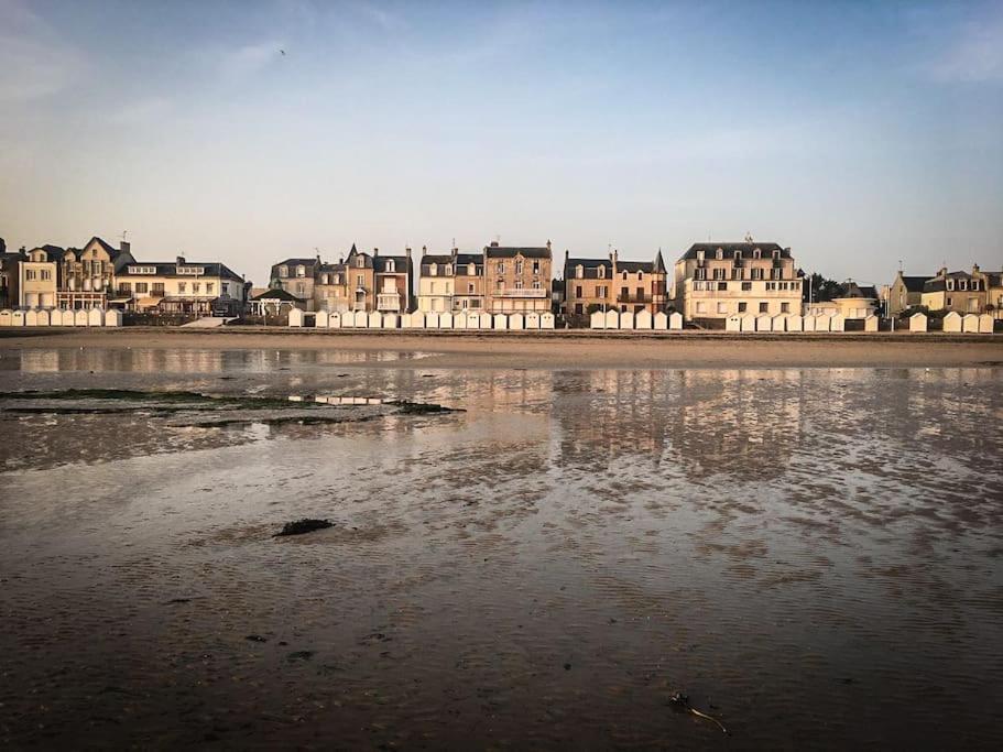La Baleine Bleue Apartment Saint-Aubin-Sur-Mer  Luaran gambar